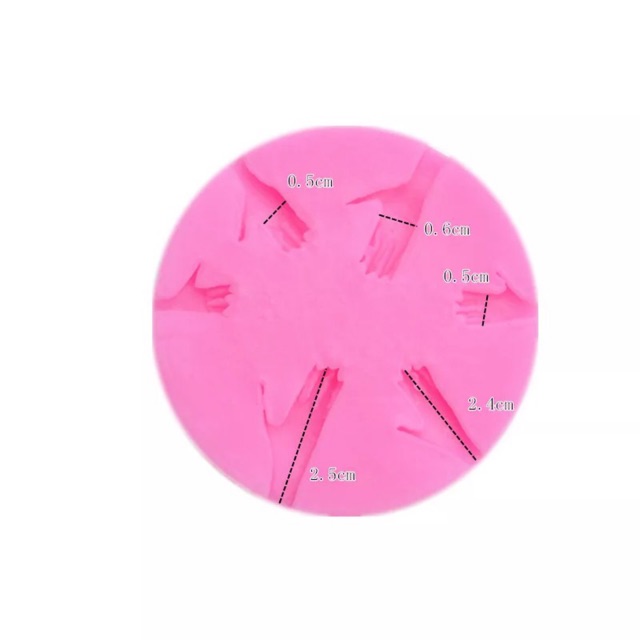 Khuôn silicone Bàn Tay 3 size