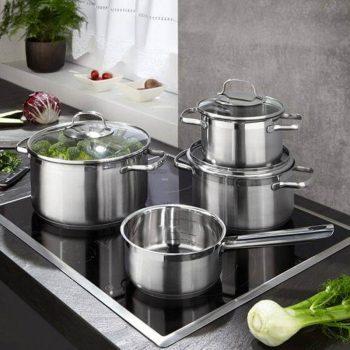 Bộ nồi Rösle ELEGANCE, 4 món,inox 18/10, bếp cảm ứng