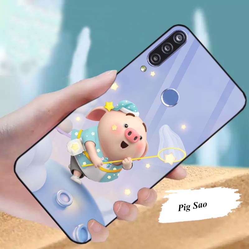 Ốp Vsmart Joy 3 Lưng Kính Cường Lực Sáng Bóng