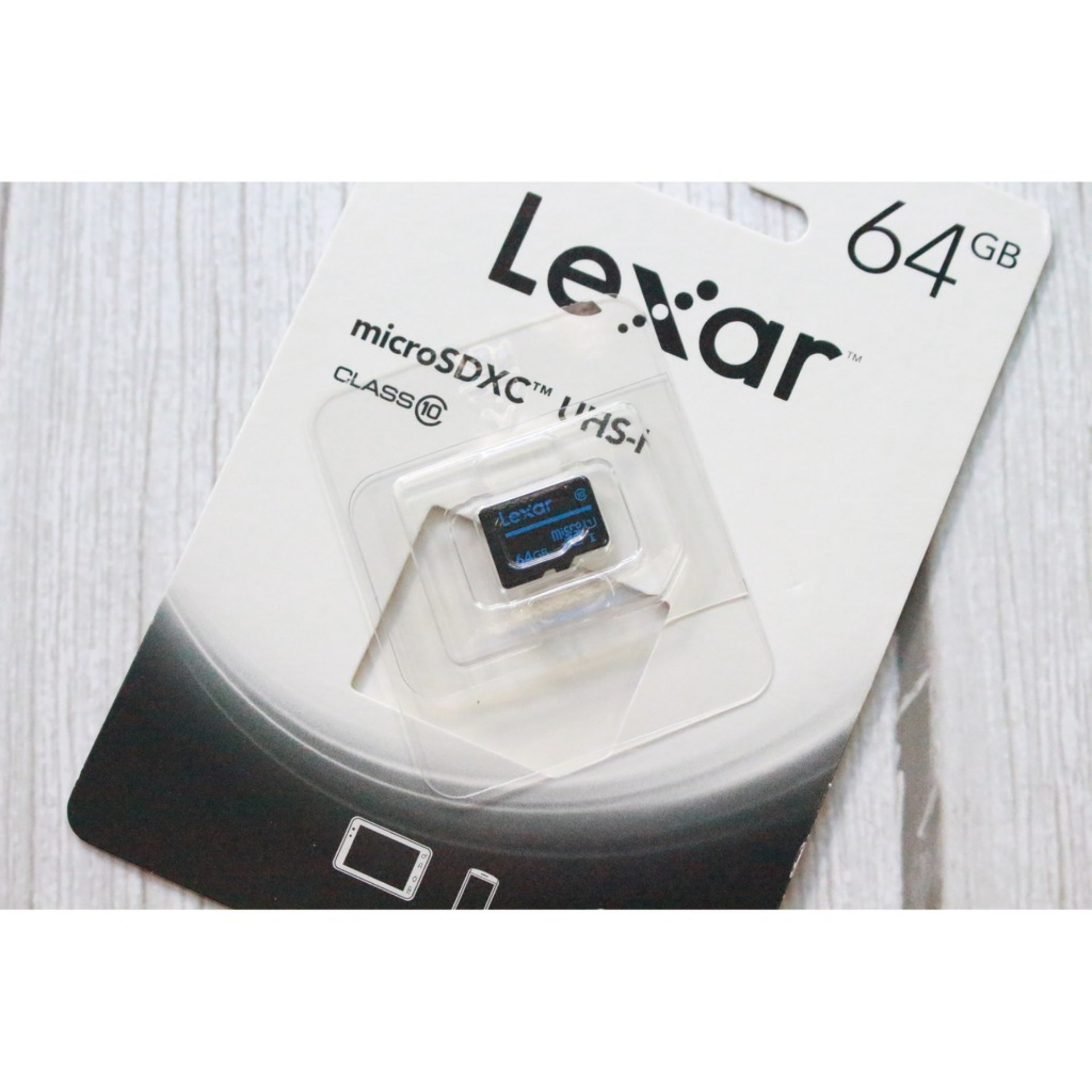 Thẻ nhớ MicroSDXC Lexar 64GB Class 10 U1 80Mb/s (Đen) PHỤ KIỆN 1986