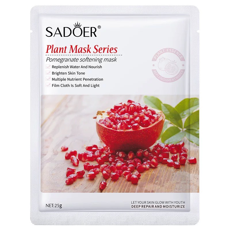 [hcm] Combo 8 miếng mặt nạ dưỡng da cấp ẩm trái cây  SADOER