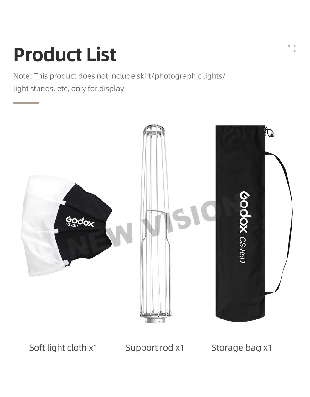 Softbox Cầu 65cm Godox - Softbox Godox Cầu 65cm - CS 65D