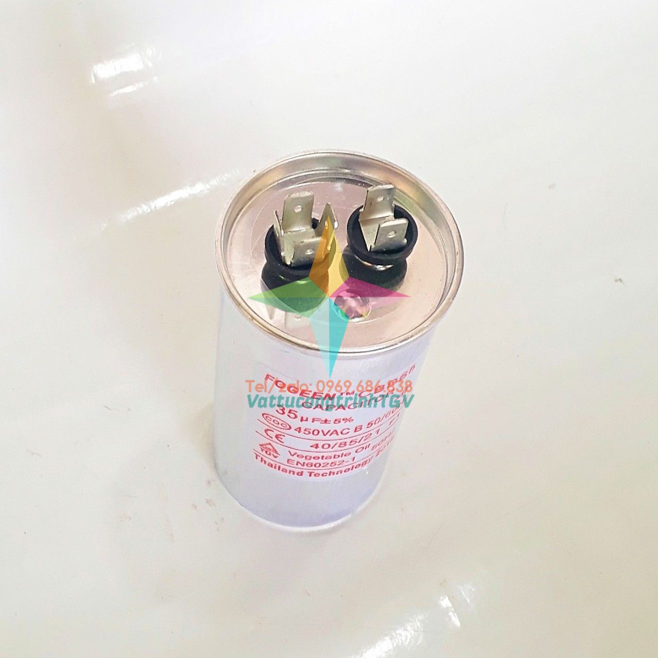 Tụ điều hòa 2 chân FOGEEN CBB65 35uF +5%