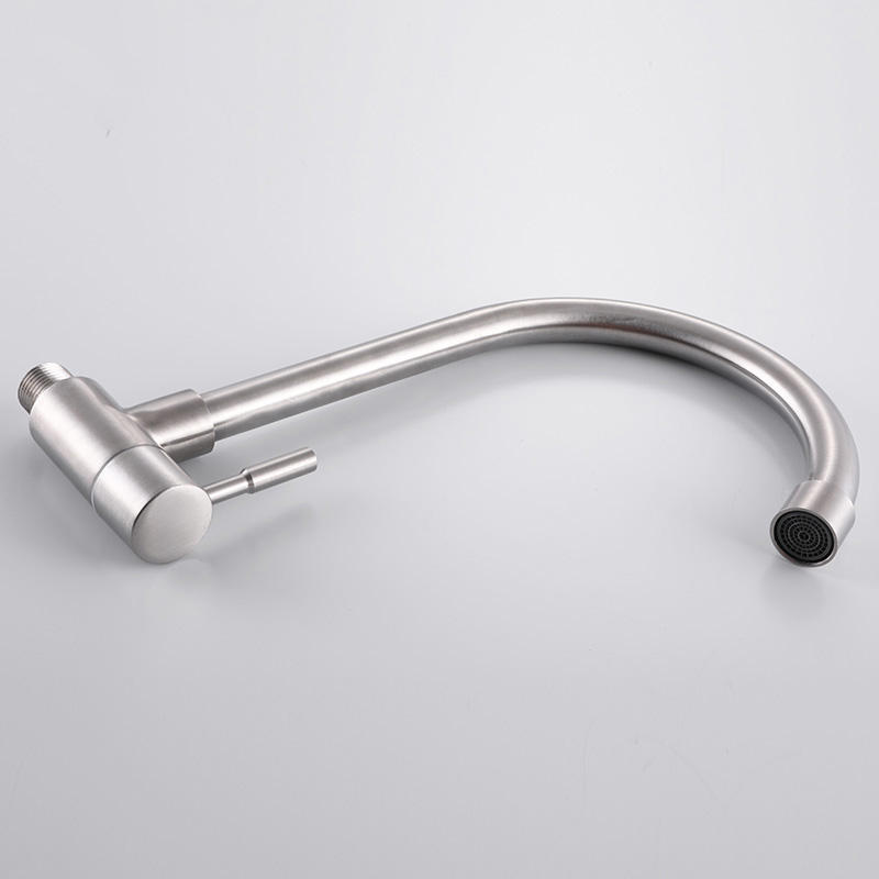 Vòi rửa chén - bát lạnh gắn tường Inox 304