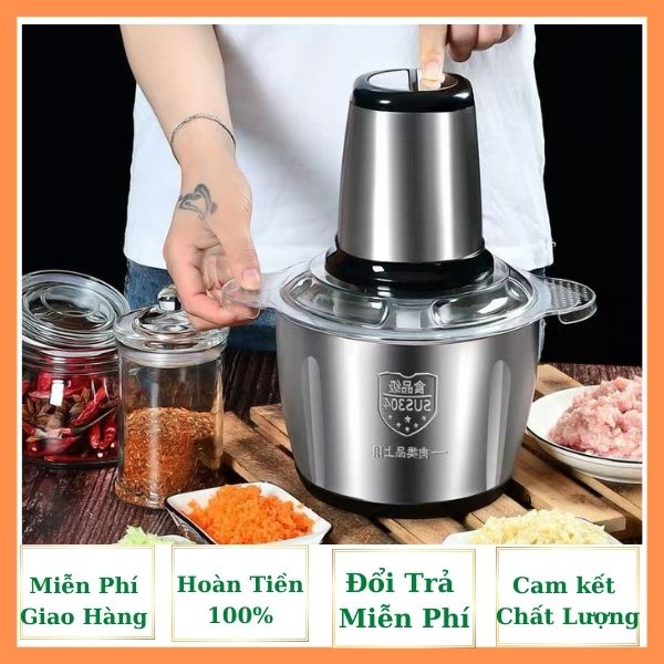 Máy xay thịt đa năng công suất lớn - có thể xay thịt -cá-rau-củ-quả... máy xay đa năng.