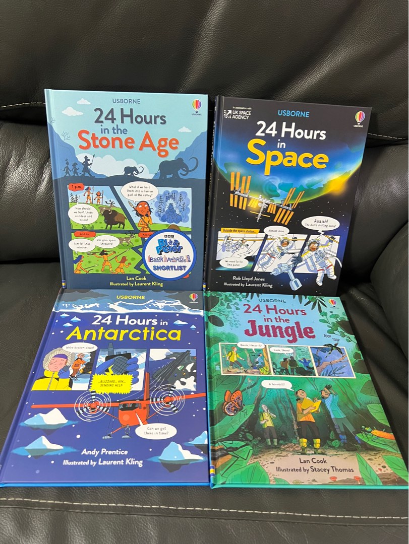 Usborne 24 Hours Series – 4 Books | Bản Nhập Khẩu