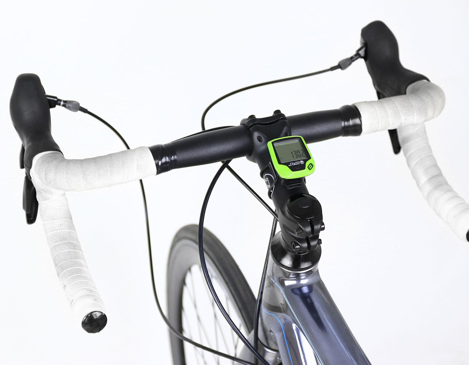 Đồng Hồ Đo Tốc Độ Có Dây Jett Cycles 5ive (xanh lá)