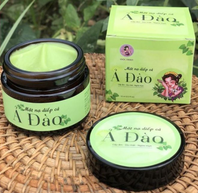 Mặt Nạ Diếp Cá Handmade Mộc Nhan Thải Độc Giảm Sưng Đỏ/ Mặt Nạ Rau Diếp Cá Ả Đào Dưỡng Da Giảm Mụn