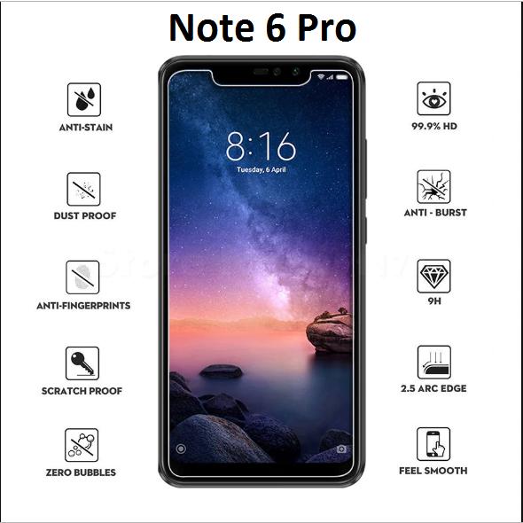 Kính cường lực Xiaomi Redmi Note 6 Pro