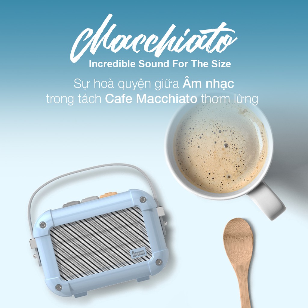 Loa Bluetooth Divoom Macchiato 6W - Dâu Đen Store