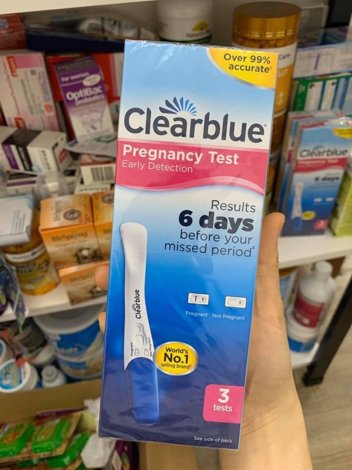 Clearblue pregnancy test - que thử thai điện tử clearblue