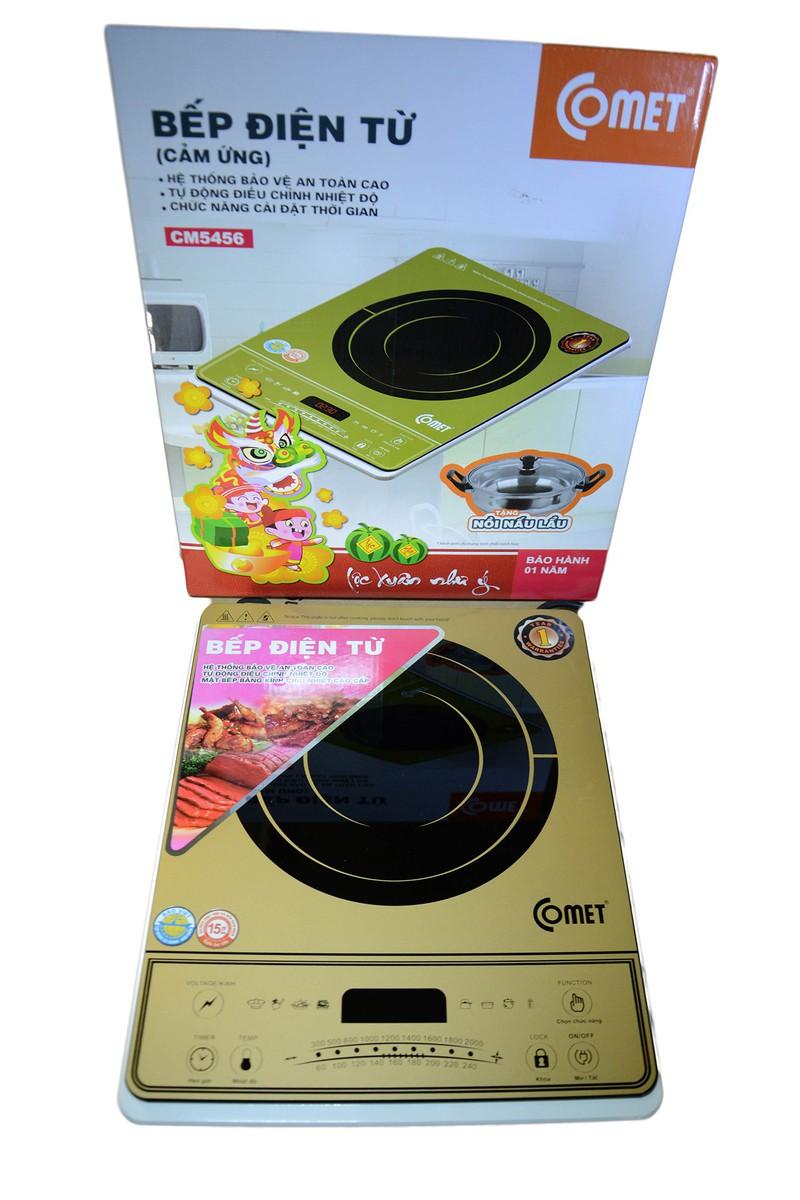 BẾP ĐIỆN TỪ COMET CM5456 CẢM ỨNG SIÊU MỎNG ( KÈM NỒI LẨU INOX )