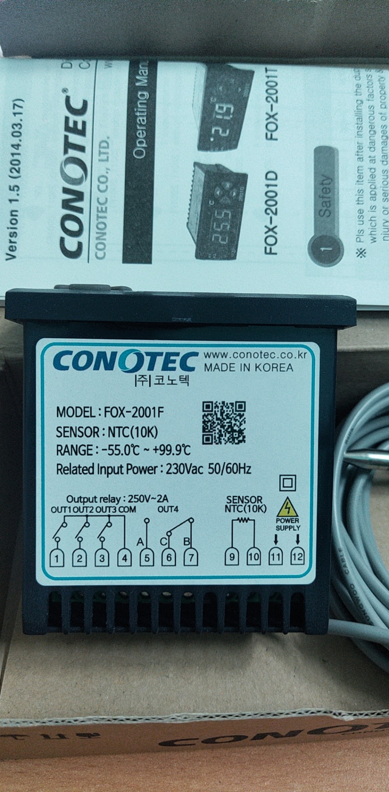 Bộ điều khiển nhiệt độ Fox 2001F
