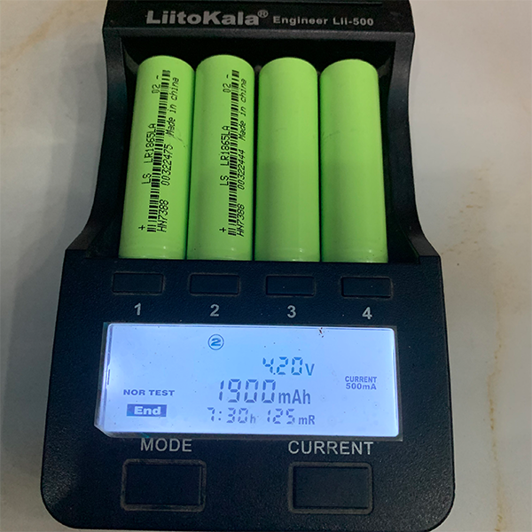 (1 Viên) Pin Lishen 18650 dung lượng 2000/2500mAh 10/15/20A