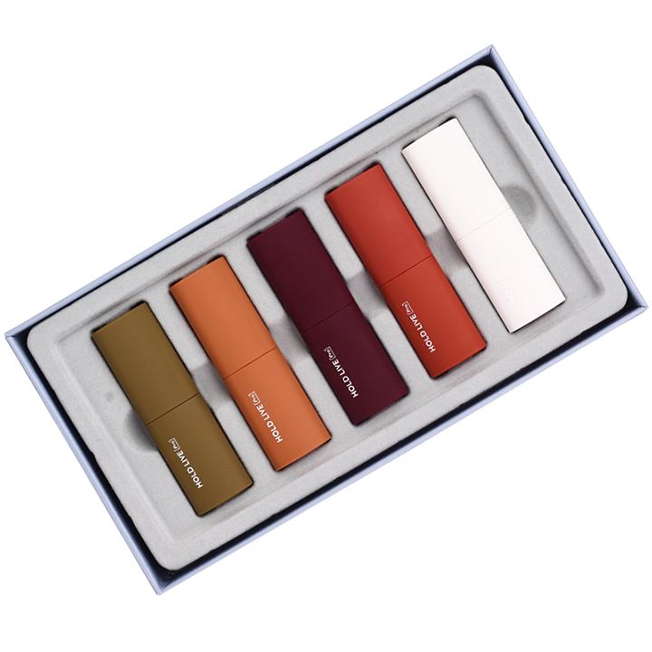 Set 5 Cây Son Sáp Lì Hold Live Mousse Lipstick siêu đẹp
