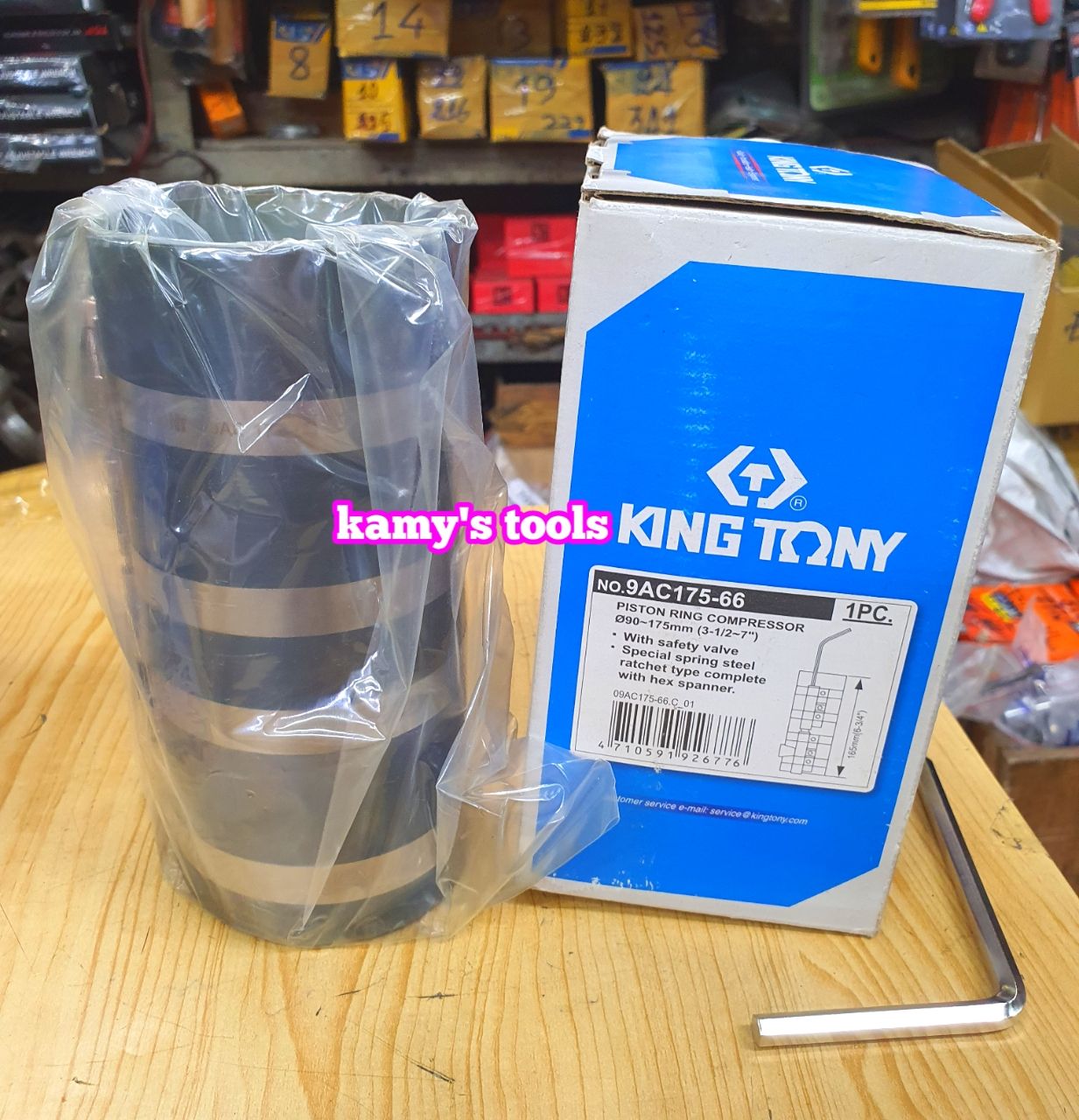 Cảo vô bạc xéc măng ép piston kingtony 9ac125-32 9ac175-40 9ac175-66