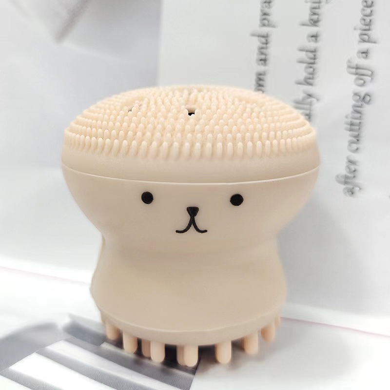 Bàn chải rửa mặt Bạch Tuộc dễ thương - Cọ rửa mặt bạch tuộc làm sạch sâu lỗ chân lông G