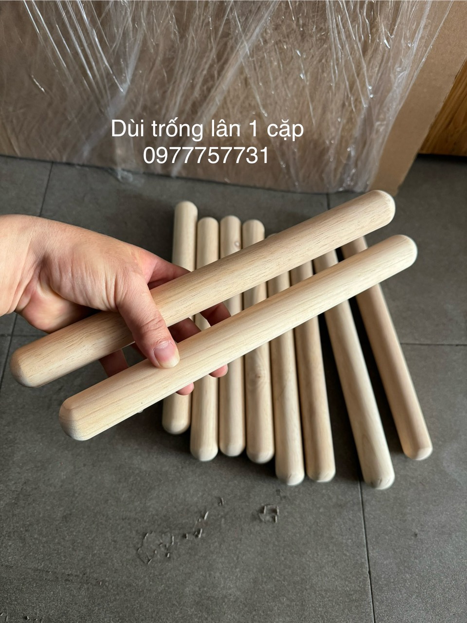 Dùi đánh trống múa lân (1 CẶP=2 CÂY )