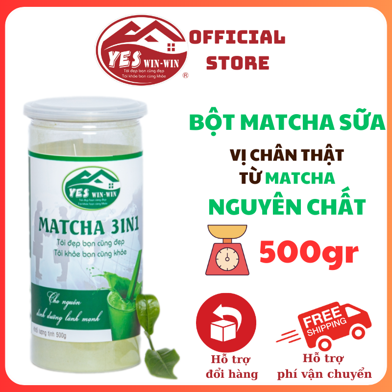 Trà Matcha sữa tiện lợi Nhật Bản - Yeswinwin