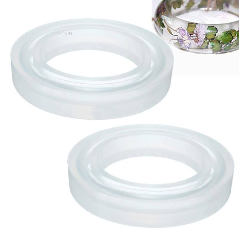 Khuôn silicone làm vòng đeo tay trang sức.