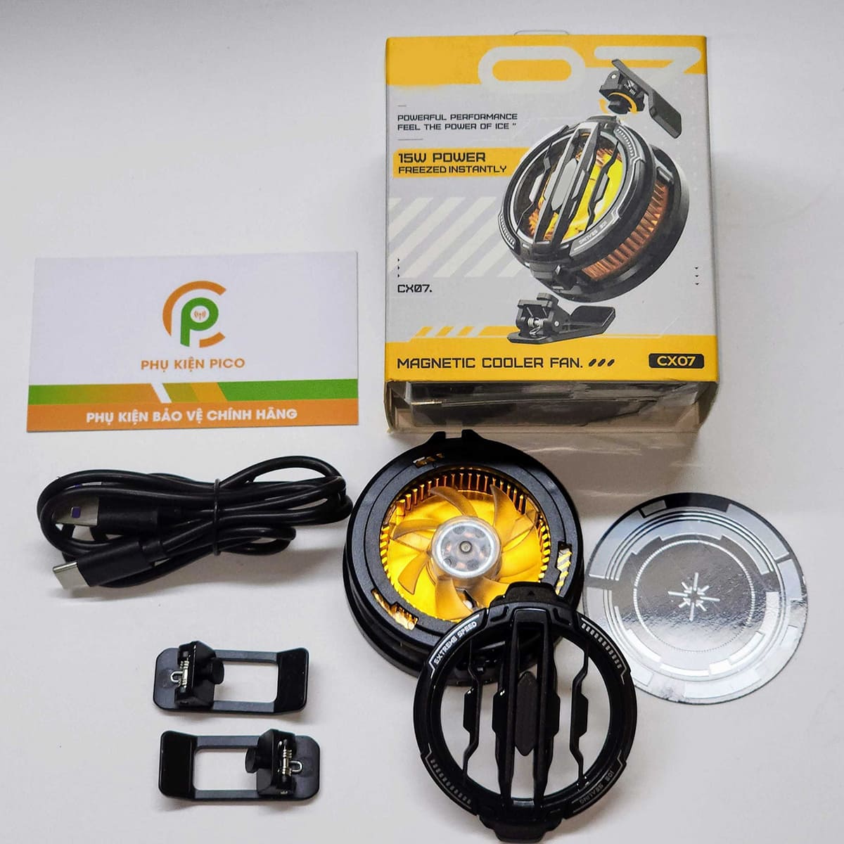 Quạt tản nhiệt điện thoại máy tính bảng CX07 / X12 Pro Max / X36 Pro sò lạnh nam châm chiến game livestream không sợ nóng giật lag