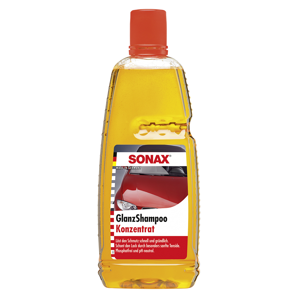Nước rửa xe Sonax Gloss Shampoo 1000ml MSN388388 công thức đặc biệt để rửa xe bằng tay làm sạch nhanh an toàn với bề mặt sơn xe ,Sản Phẩm Chất Lượng, Gian Hàng Uy Tín, Giá Cả Cực Tốt, Mua Ngay.
