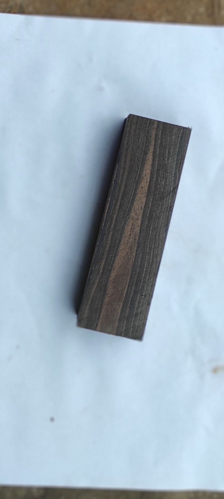 phôi gỗ mun kt 14x4x4cm