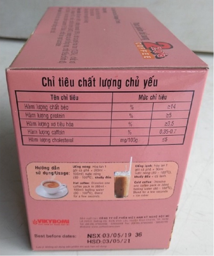 Cà phê sữa hòa tan 2 zezo (5in1)( BAO BÌ MỚI)