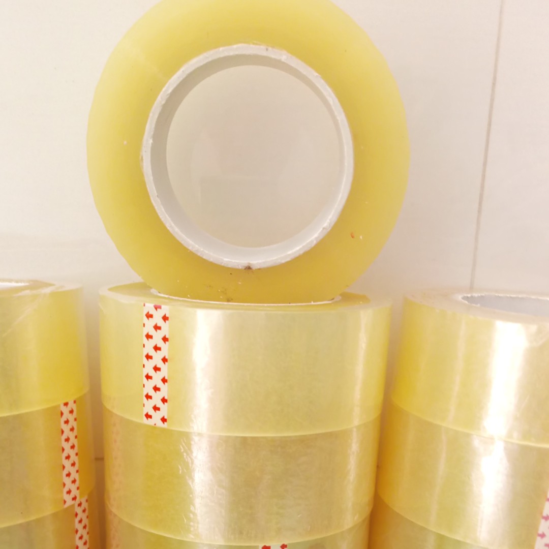 Com bo 6 cuộn băng dính 2,4kg  lõi xiêu mỏng