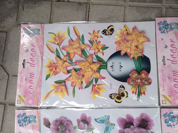 Tranh dán tường 3D hình hoa