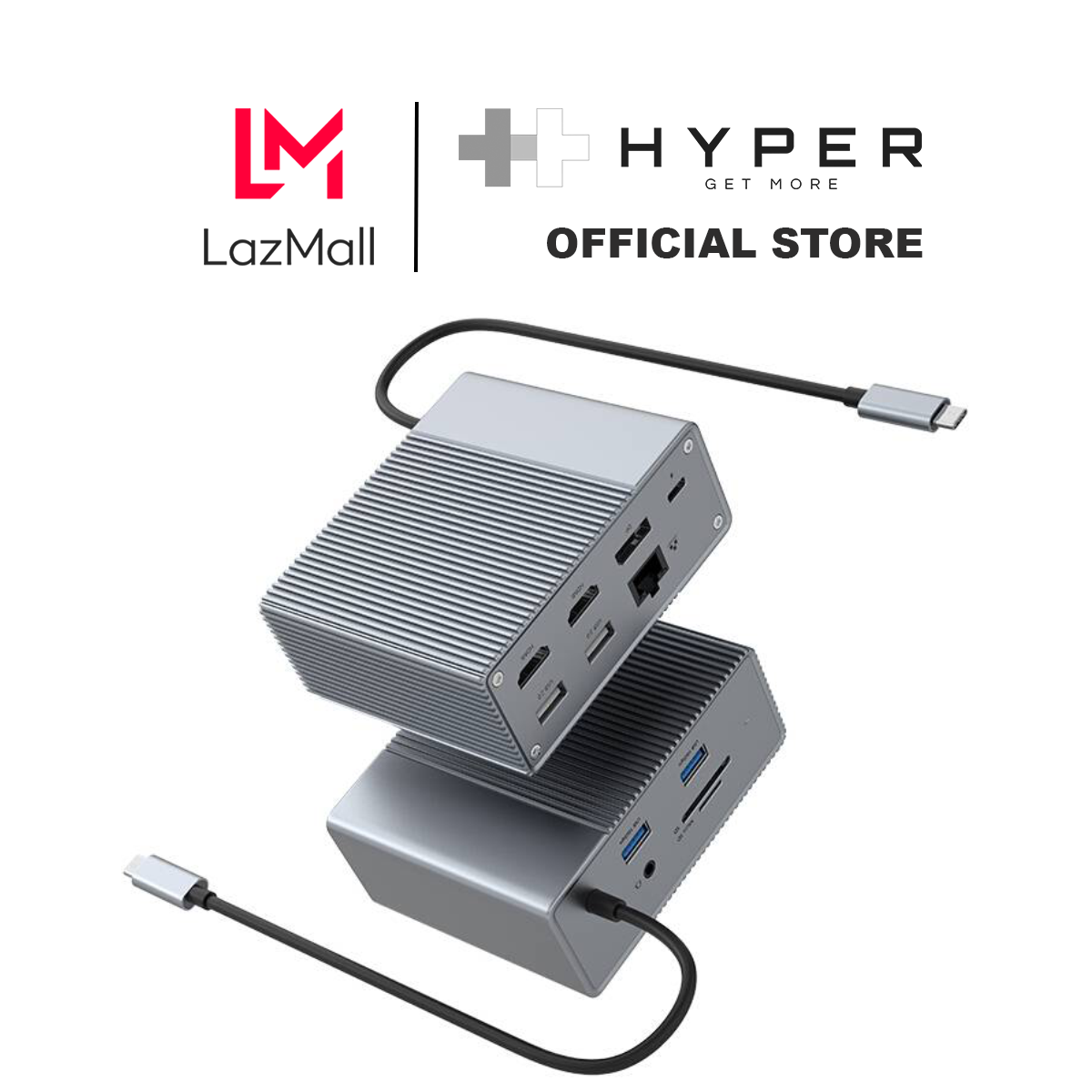 CỔNG CHUYỂN HYPERDRIVE GEN2 12-IN-1 FOR MACBOOK IPAD PRO 2018-2020 PC & DEVICES (G212)