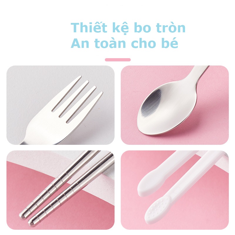 Set đũa tập ăn 3D Hello Kitty