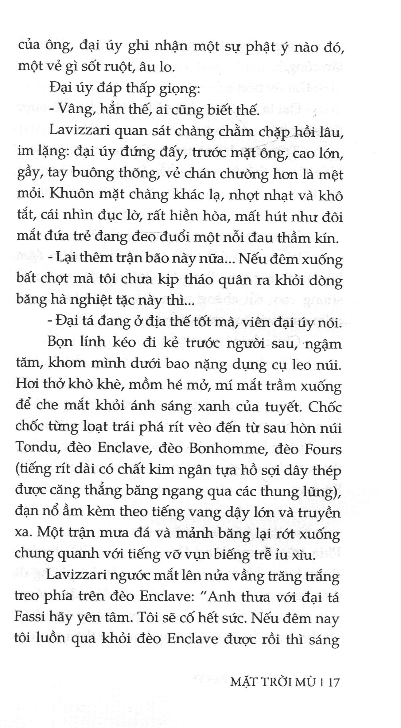 Mặt Trời Mù - Curzio Malaparte, Bửu Ý