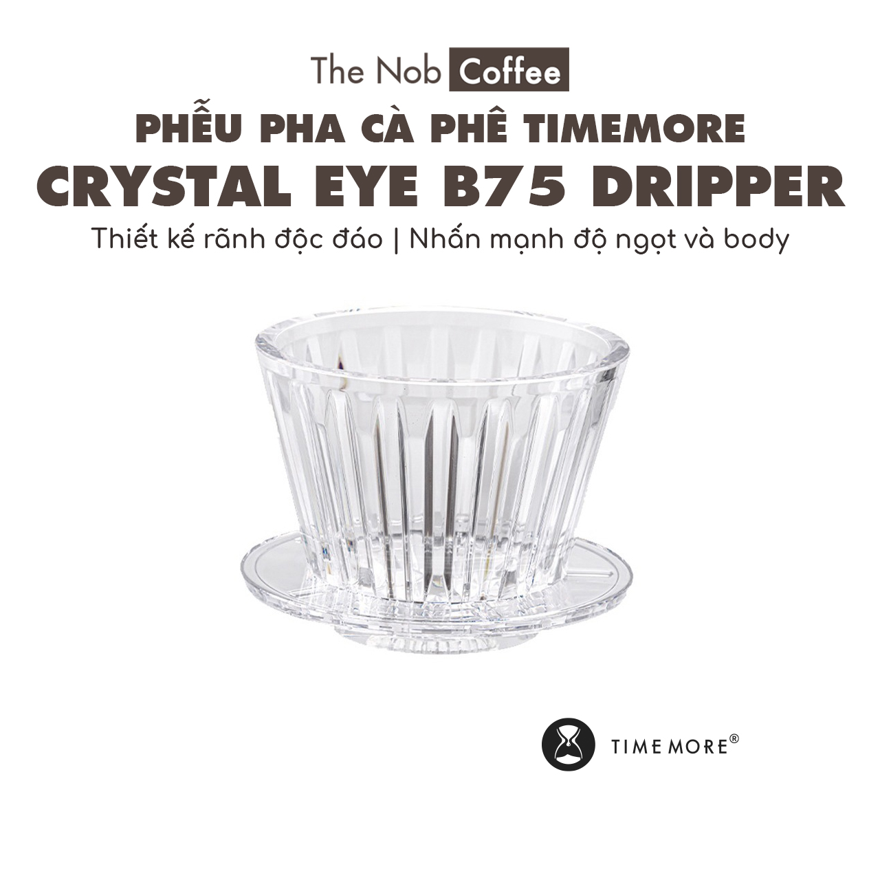 Timemore Crystal Eye B75 Plastic Dripper