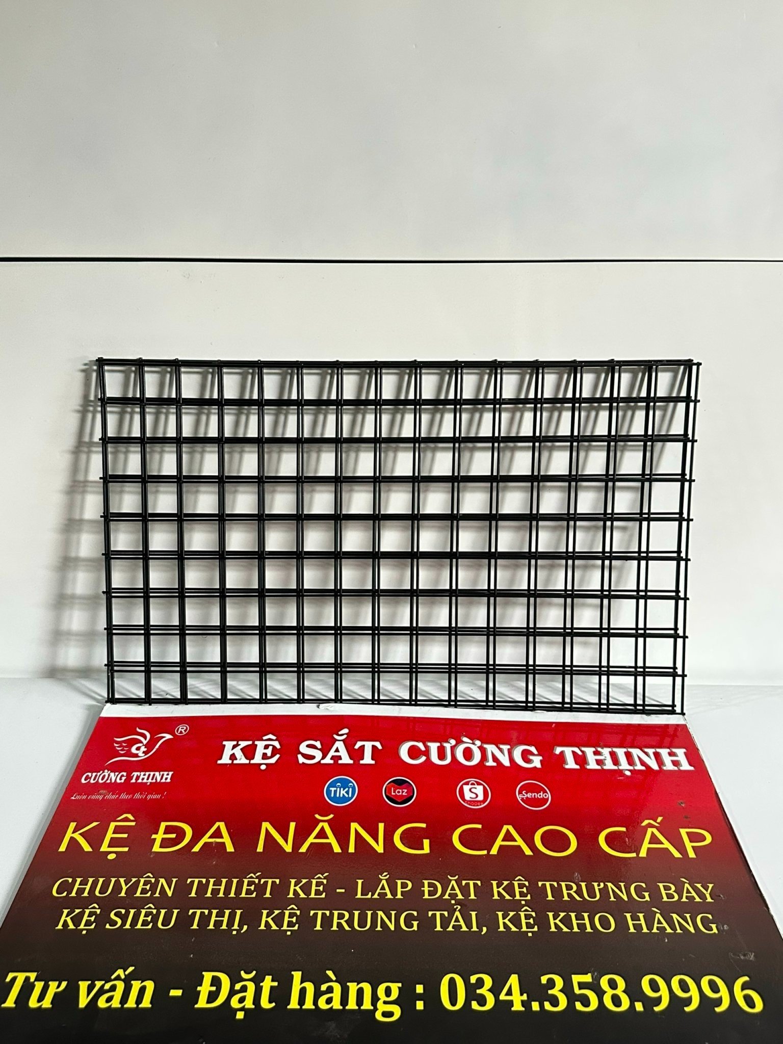 Lưới treo phụ kiên (Kích thước 30cm x 50cm) Ô vuông 3cm, 5cm.