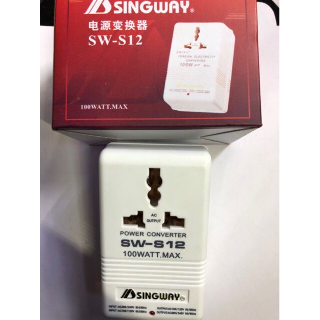 [VN] Bộ đổi nguồn 2 chiều singway 220V<->110V 100W