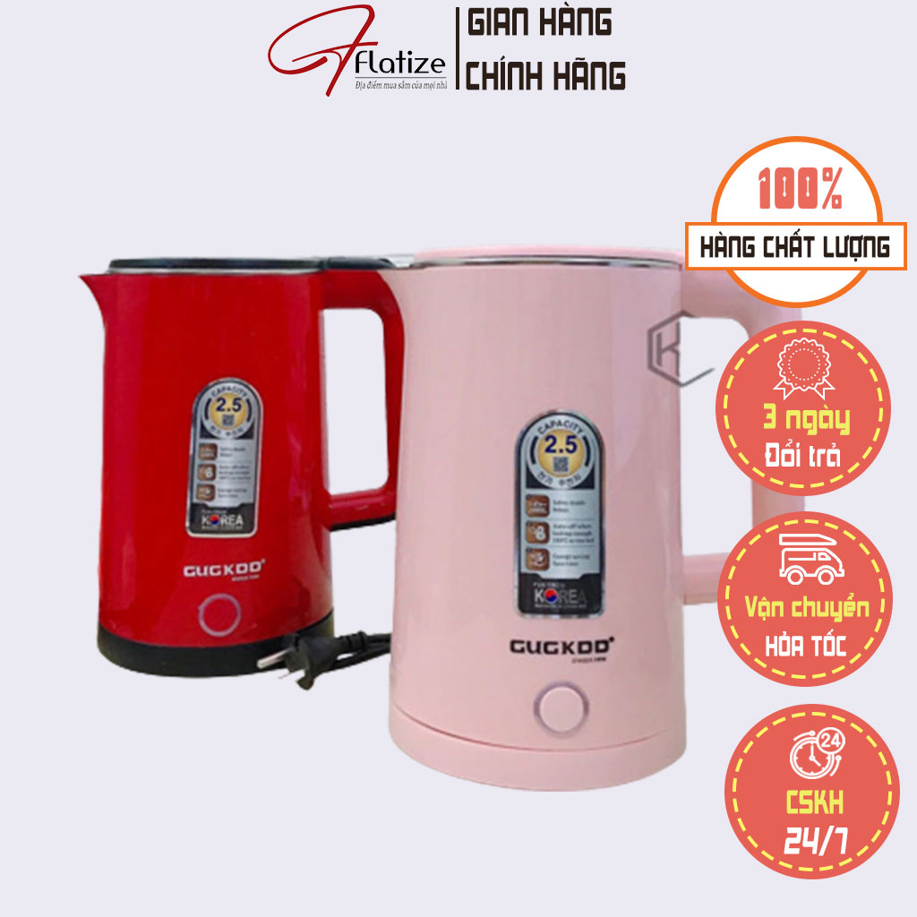 Bình đun siêu tốc Cuckoo, ấm siêu tốc, ấm điện GD-ST20, 2,5l - FLATIZE