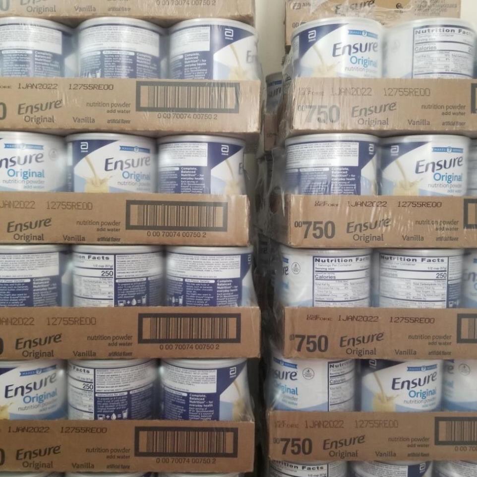 (LỐC 6 LON ) ENSURE ORIGINAL 397gr MẪU MỚI- DATE 2023