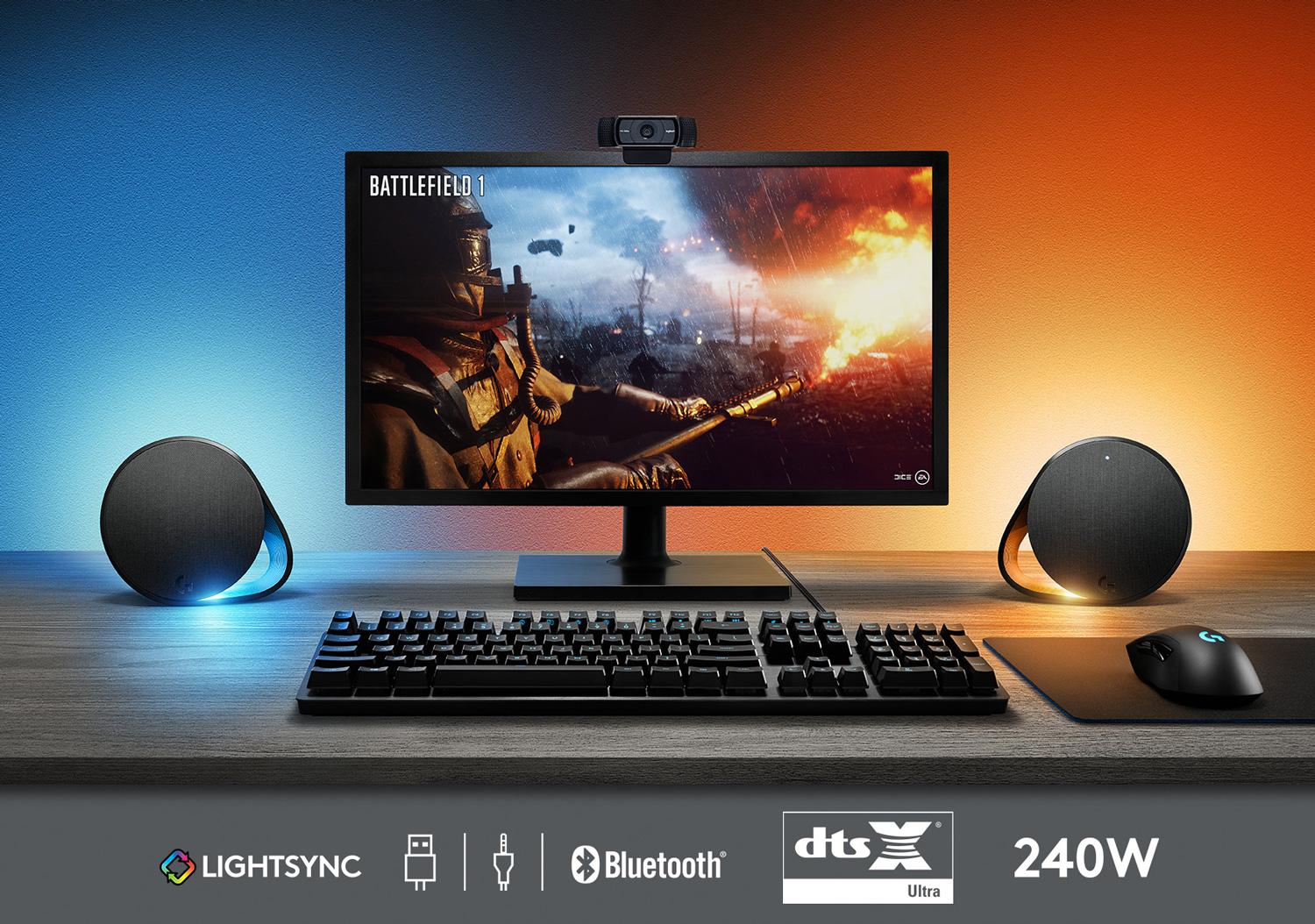 [Trả góp 0%]Loa game Logitech G560 LIGHTSYNC