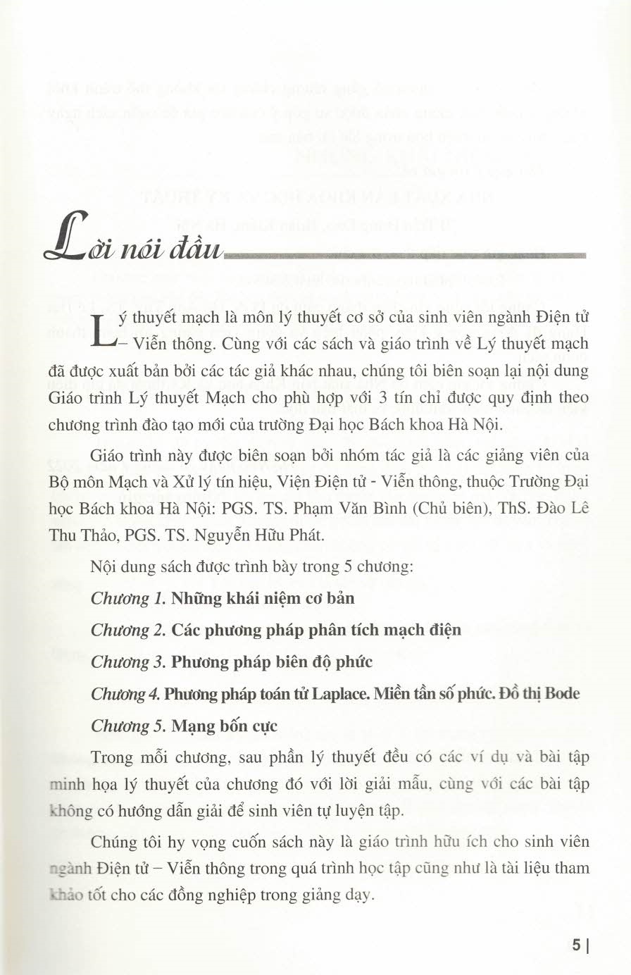 Lý Thuyết Mạch