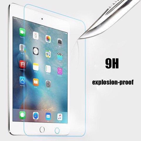 CƯỜNG LỰC IPAD 5/6/7/8-gen 5/6 ipad Air/A2 Pro 9.7 Ch&ocircng xước chống vỡ m&agraven h&igravenh ( Trong suốt)