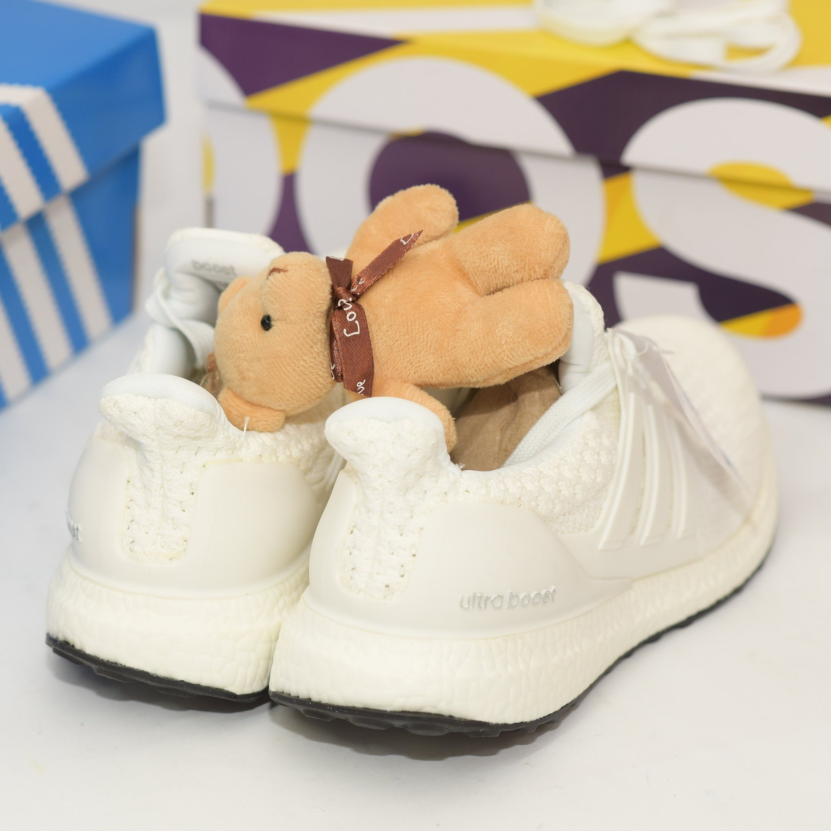 [Siêu Sale] Giày Sneaker Nam Nữ Ultraboost 4.0 Trắng (Fullbox+ Tặng hộp bảo vệ box)