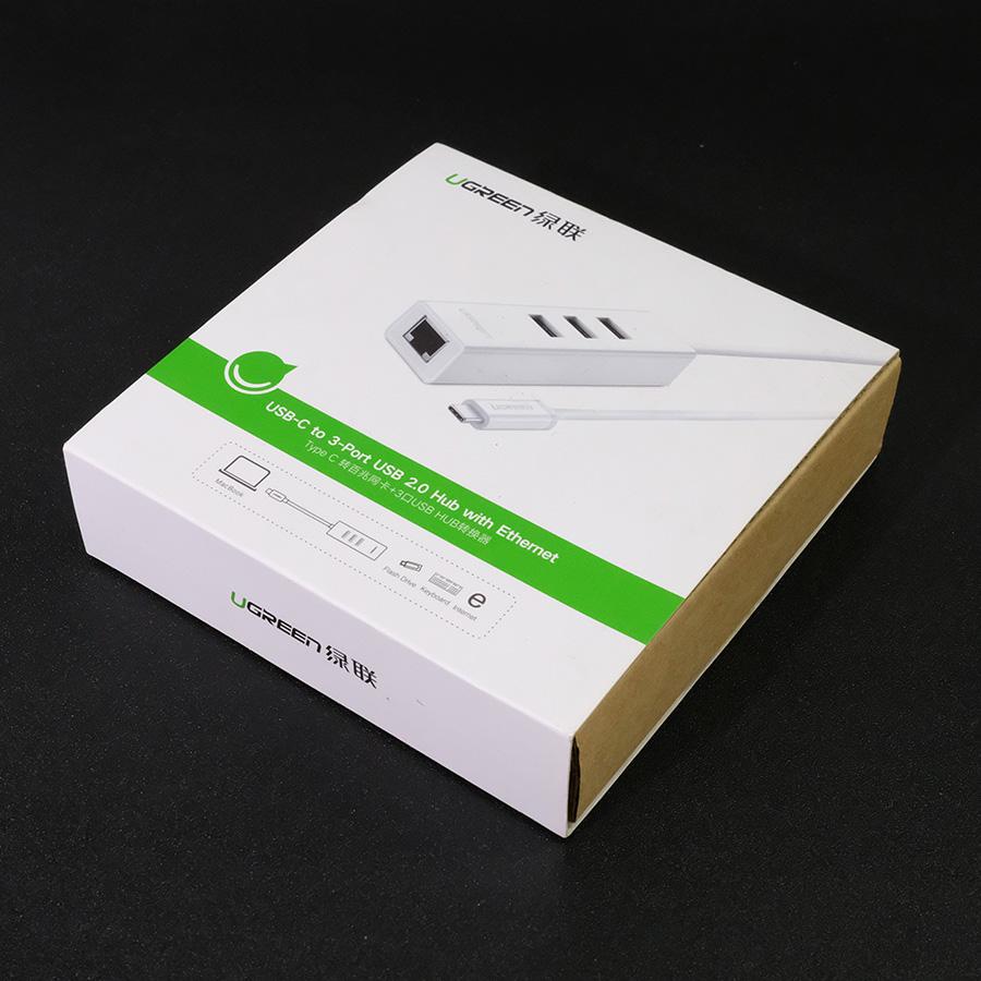 Cáp chuyển USB Type C sang USB 2.0, Lan 10/100mbps  Ugreen 20792 - - WE-MAX STORE
