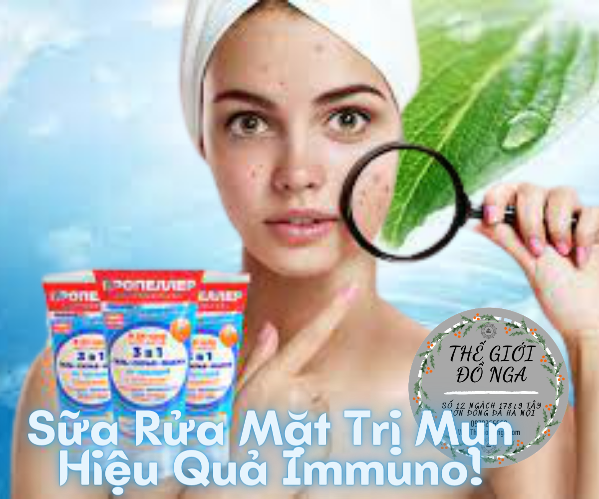 SỮA RỬA MẶT HỖ TRỢ GIẢM MỤN NGA PROPELLER IMMUNO