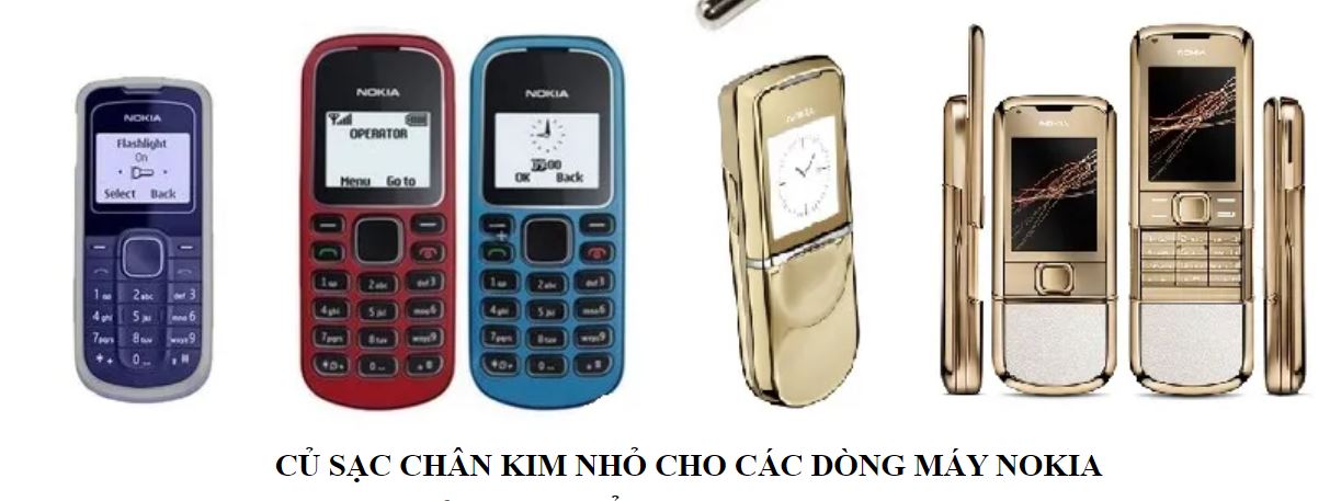 Dây USB A-DC2.0 Sạc Nokia Chân Kim