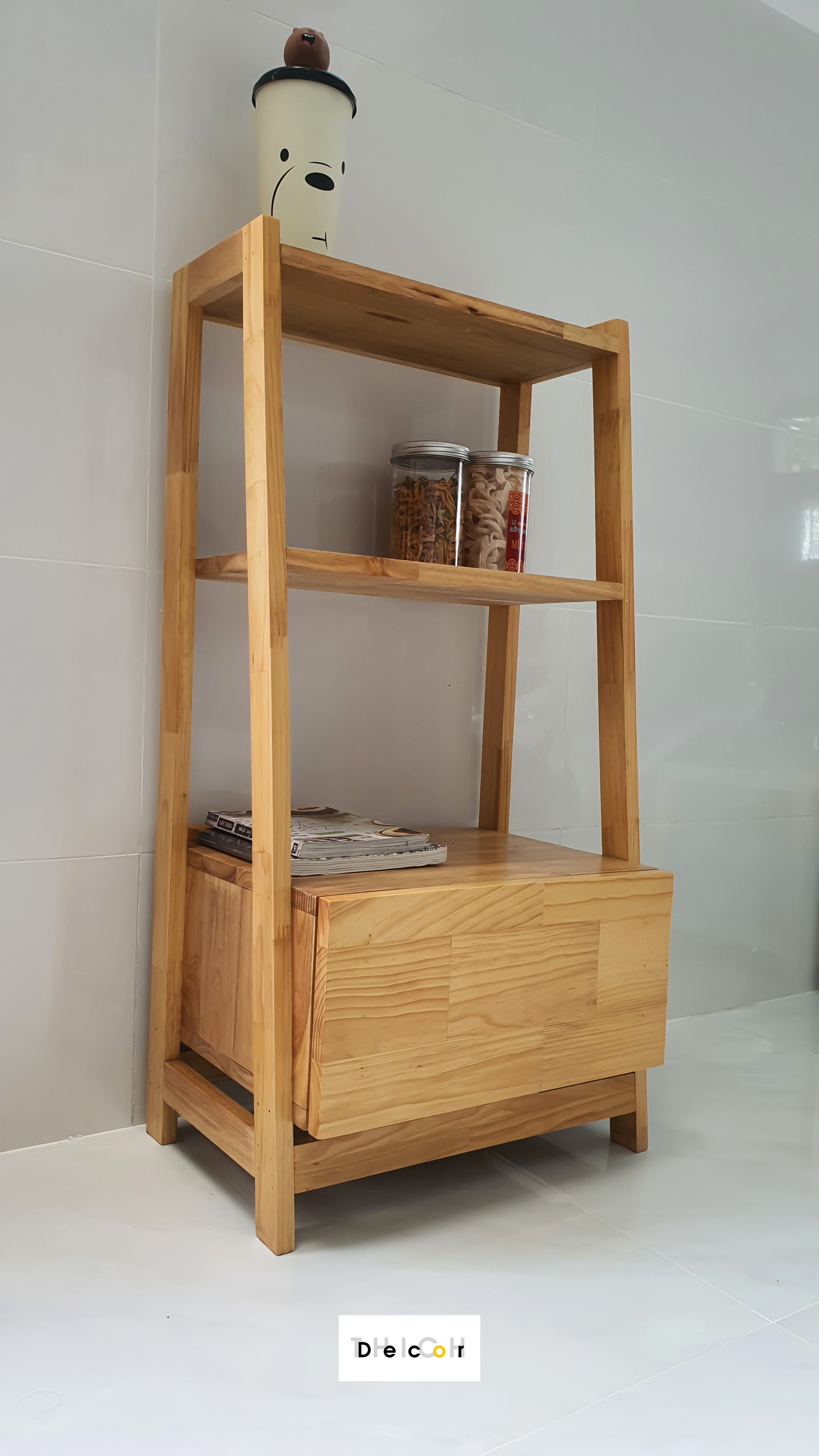 Kệ sách trang trí 3 tầng