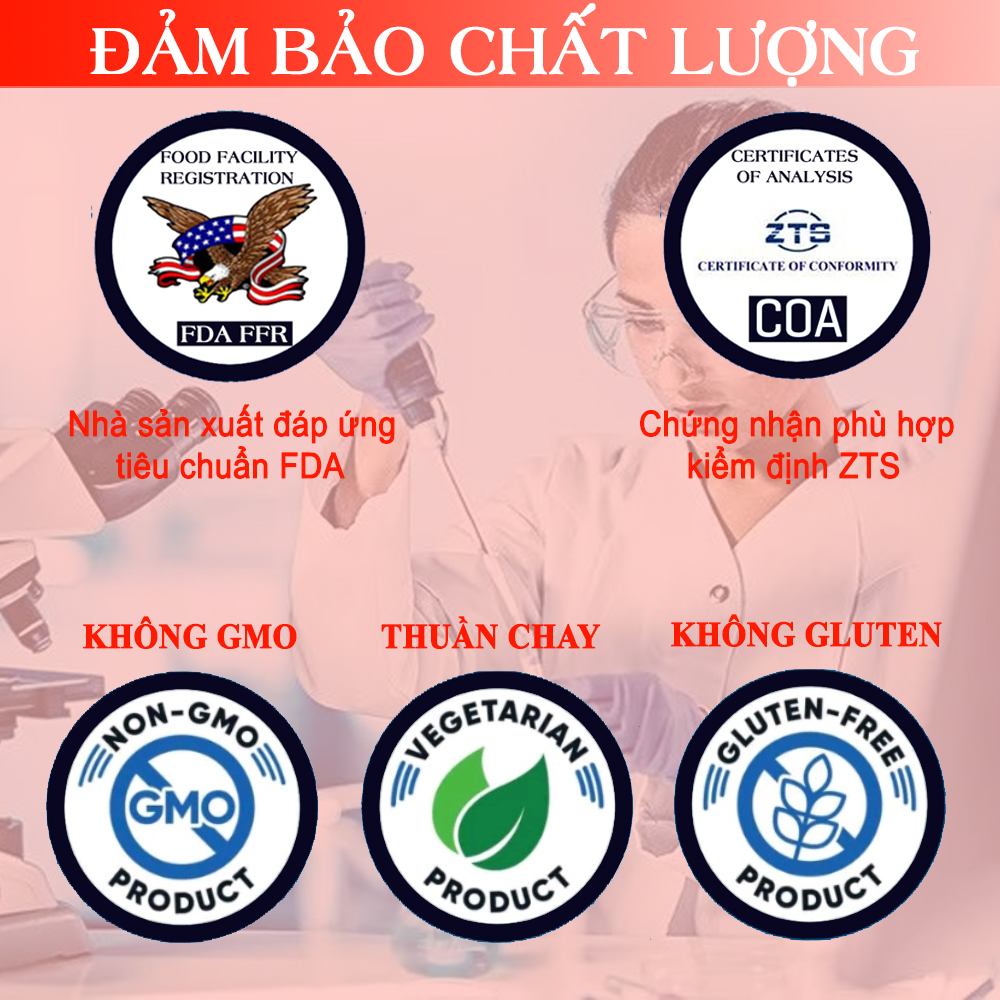 Viên uống Biotin 20.000 mcg với Keratin 100 mg làm khỏe da tóc móng 120 viên