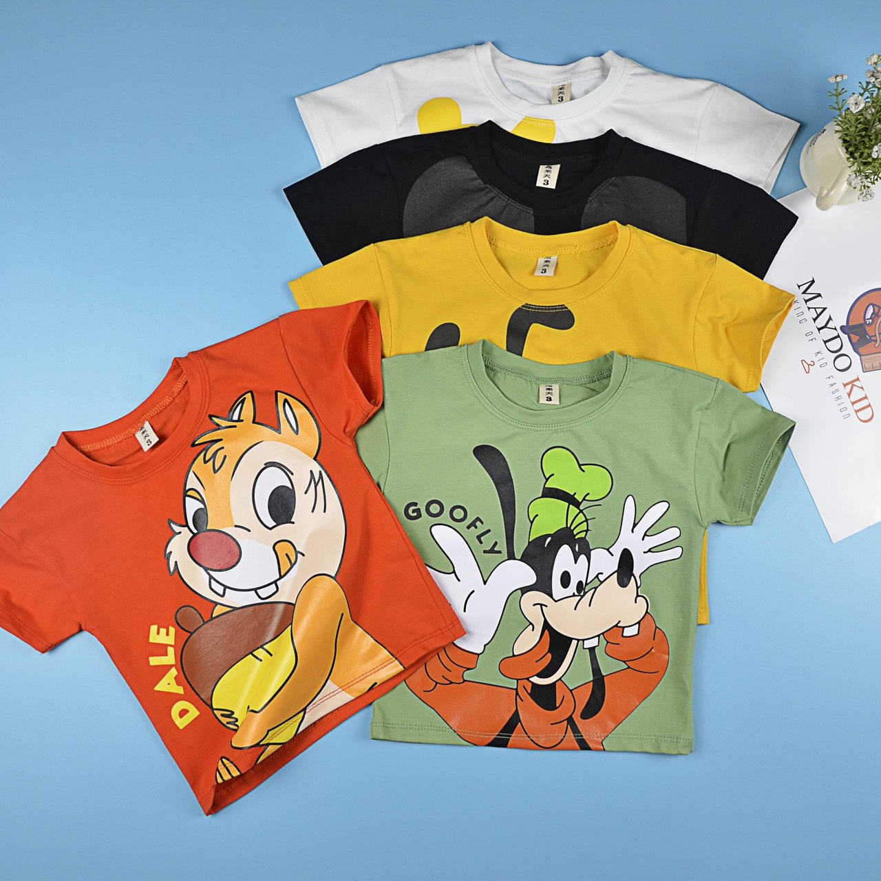 [HCM](GIÁ 5 ÁO THUN-GIÁ SIÊU RẺ-HỔ TRỢ PHÍ SHIP)ÁO THUN CHO TRẺ EMCHO BÉ GÁI VÀ BÉ TRAI BẬN ĐƯỢCIN HÌNH HOẠT HÌNH ĐÁNG YÊU TỪ 8KG ĐẾN 26KG