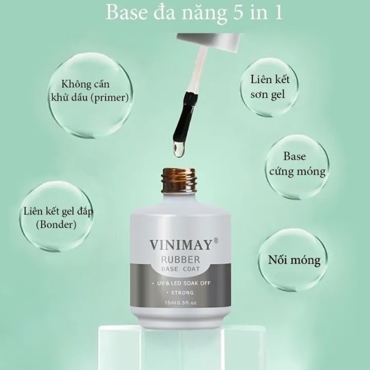 Base đa năng vinimay 5 in 1 - mini nails
