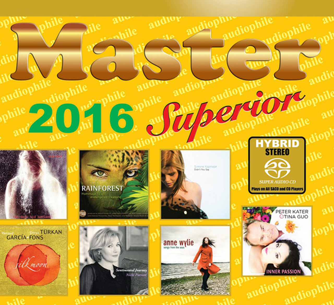 Bộ 6 đĩa CD nhạc Test loa Master Superior Audiophile 2011-2016